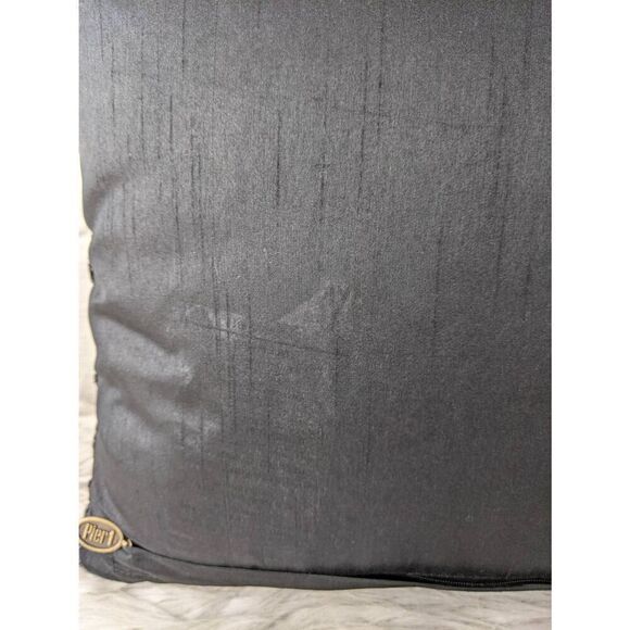 Pier1 Black Cat Yellow eyes Beaded Pillow Gosh Halloween Spooky Decor 12X12 - Picture 3 of 7